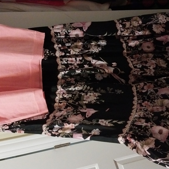 Nwt Rachel Zoe Black Floral Maxi Skirt - Picture 16 of 17